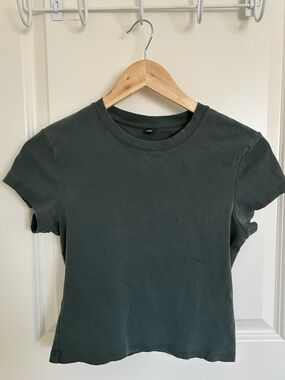 Green Uniqlo Baby Tee (S)